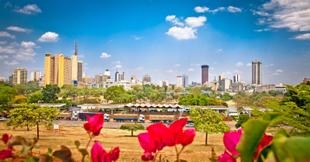 Blick auf Nairobi