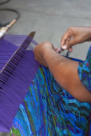 Weberei in Guatemala
