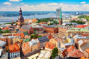 Panorama von Riga
