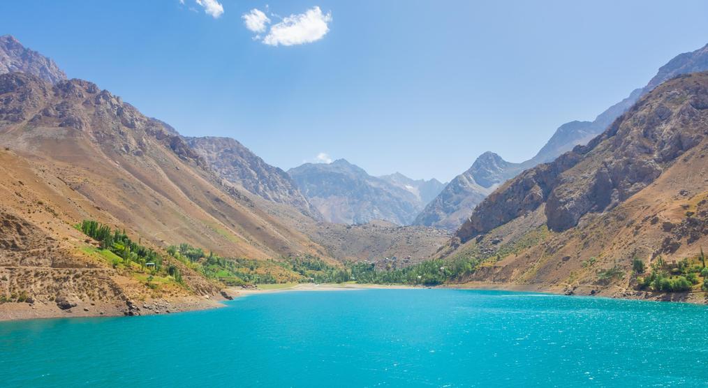 Hazorchashma-See in den Fann-Bergen Tadschikistans