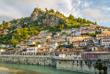 Weiße Häuser in Berat 