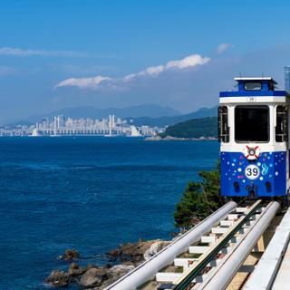 Blue Line Sky Train in Seoul
