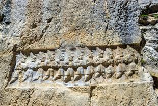 Wandreliefs bei Yazilikaya 