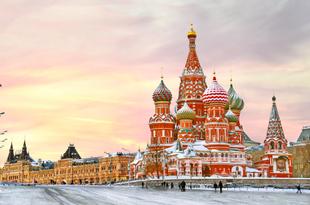 Moskau im Winter