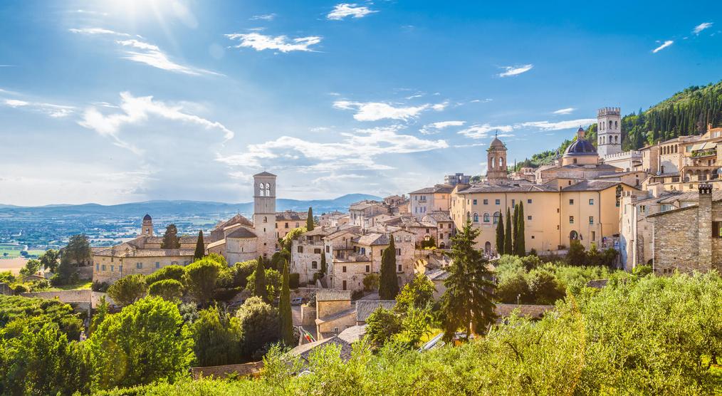 Blick auf Assisi