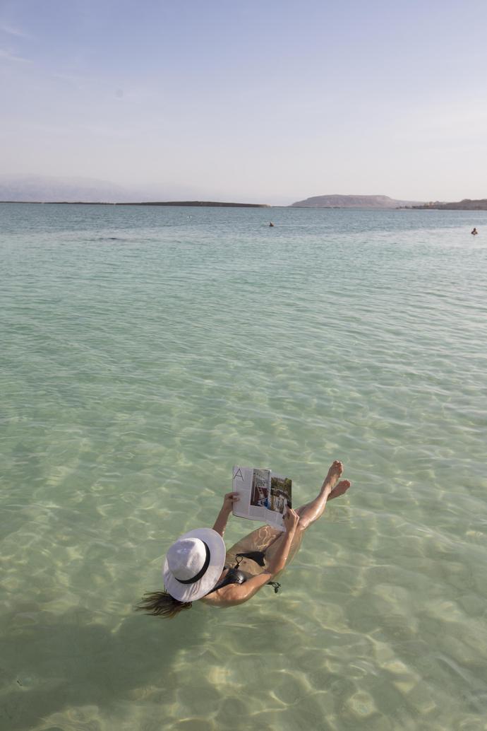 Treiben im Toten Meer