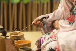 Traditionelle japanische Teezeremonie