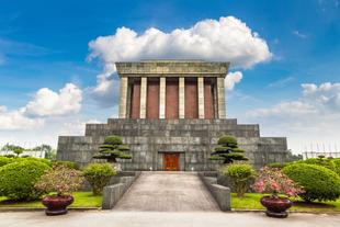 Das Ho-Chi-Minh-Mausoleum in Hanoi