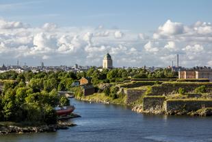 Blick auf Helsinki