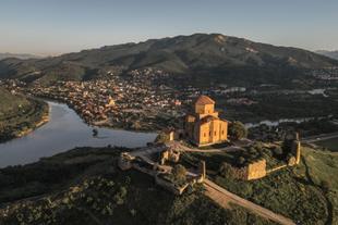 Dschwari Kloster am Zusammenfluss des Mtkvari und Aragvi