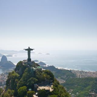 Blick auf den Corcovado-Berg