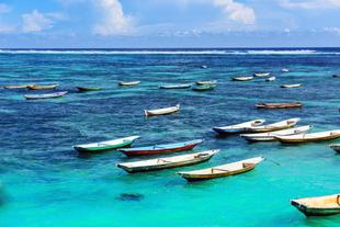 Boote in Padangbai