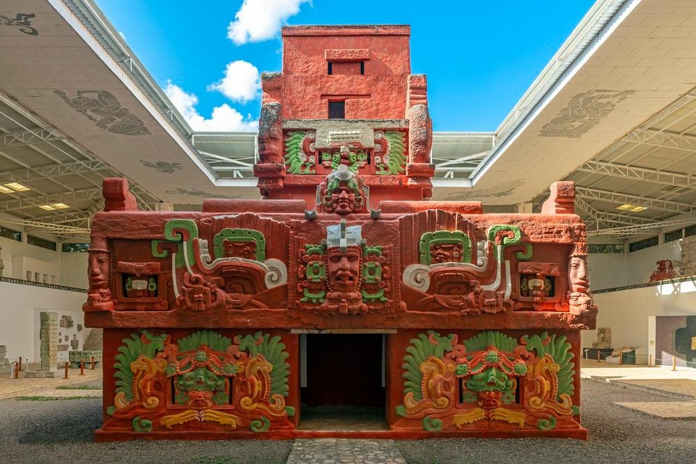 Copán Maya Stätte Rosalila Tempel
