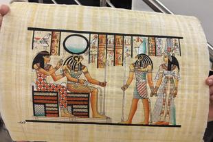 Traditionelle Papyruskunst in Luxor