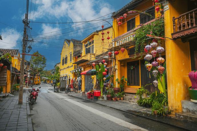 Bunte Laternen in Hoi An bei einer Vietnam Rundreise