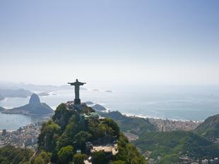 Blick auf den Corcovado-Berg