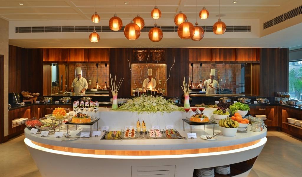 Buffet im Restaurant