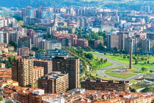 Blick auf Bilbao