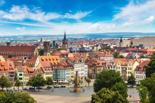 Panorama von Erfurt