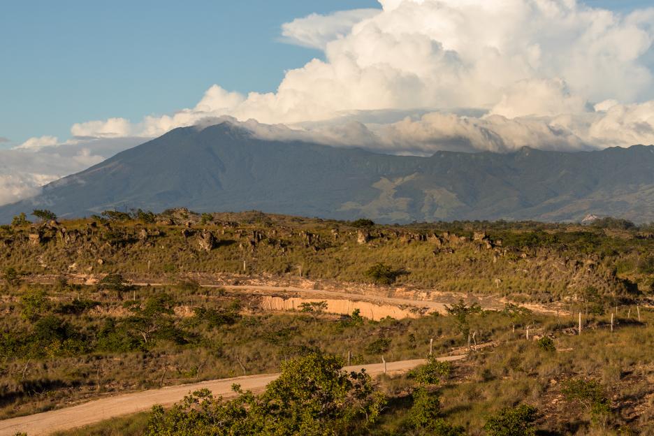 Blick auf den Vulkan bei Rincon de la Vieja