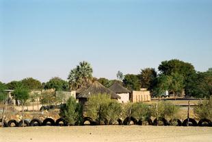 Häuser in Maun