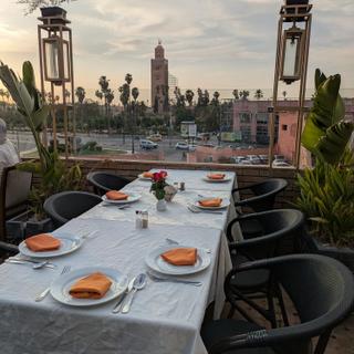 Abendessen der SKR-Gruppe in Marrakesch