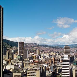 Blick auf das moderne Bogota