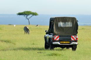 Jeep in der Masai Mara 