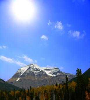 Gipfel des Mount Robson 
