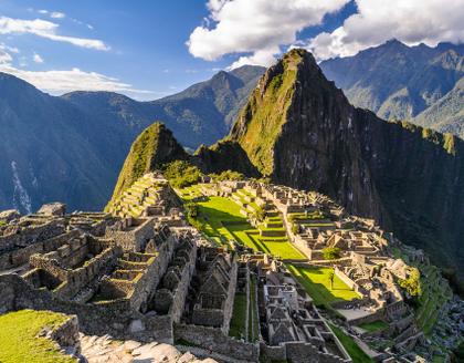 Blick auf Machu Picchu