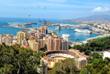 Blick auf Málaga