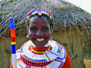 Frau der Massai