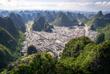 Blick auf Yangshuo 