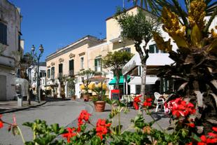 Strassencafé in Ischia