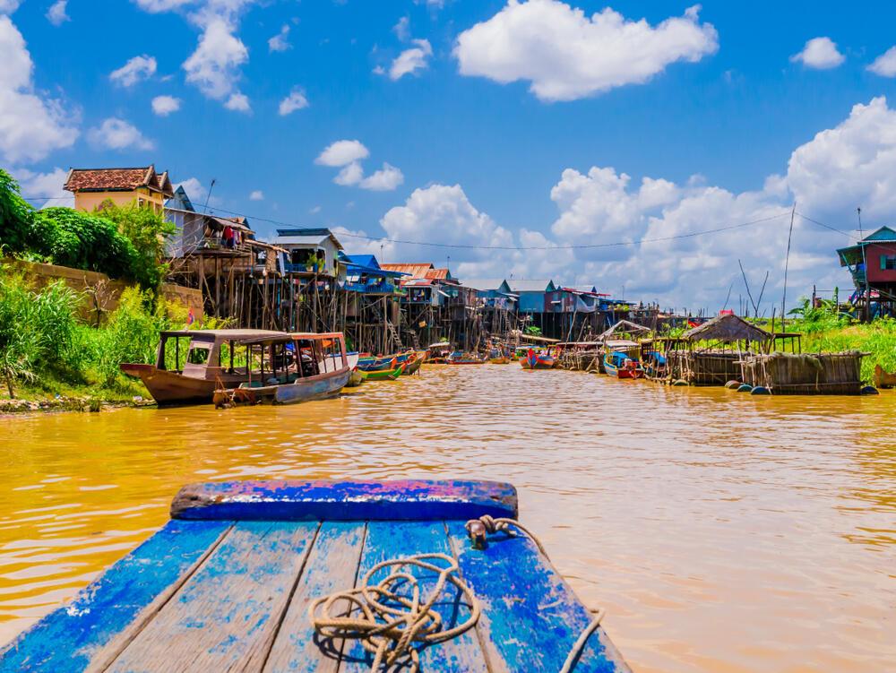 Fischerdorf Kompong Phluk