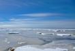 Küste von Pärnu im Winter