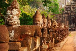 Gesichter im Bayon Tempel