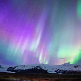 Aurora Borealis über Skaftafell
