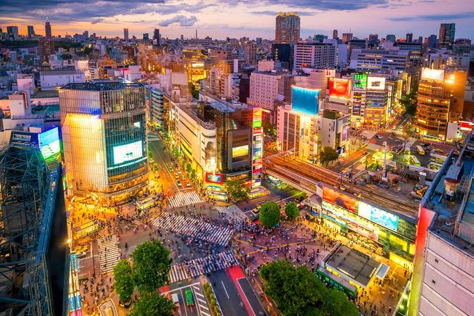 Shibuya Kreuzung in Tokyo
