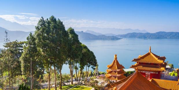 Wenwu Tempel am Sun Moon Lake 