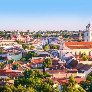 Panorama von Vilnius