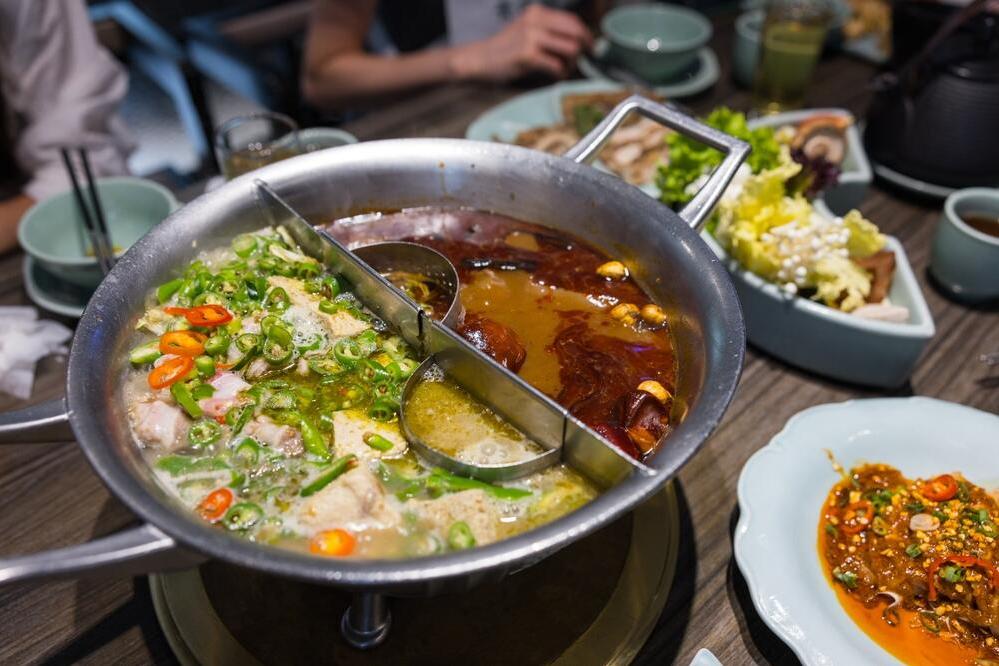 Hot-Pot-Abendessen in Taipei
