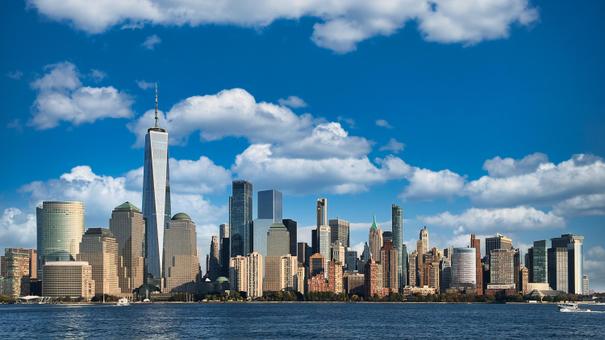 Die Skyline von New York während einer USA Reise