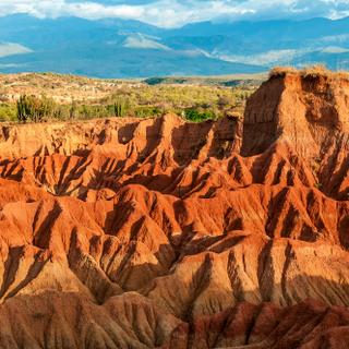 Rote Wüstenlandschaft von Tatacoa