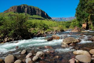 Fluss am Drakensberg