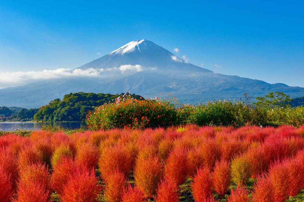 Blick auf den Mount Fuji