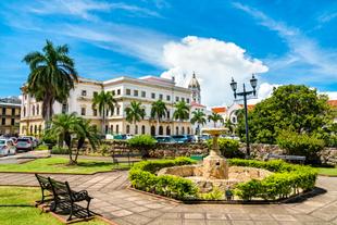 Nationaltheater in Casco Antiguo in Panama City