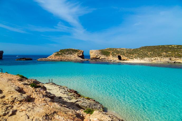 Blaue Lagune auf Gozo