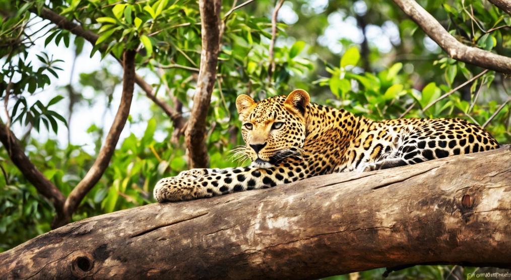 Ein Leopard bei einer Sri Lanka Gruppenreise