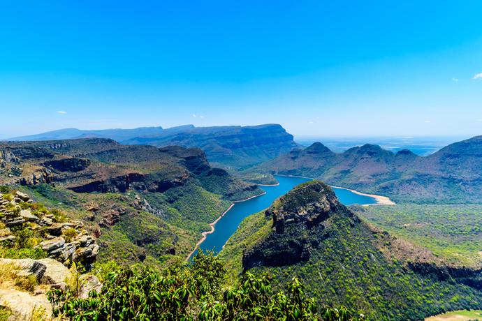 Sicht auf die Panoramaroute und den Blyde River Canyon auf einer Südafrika Reise